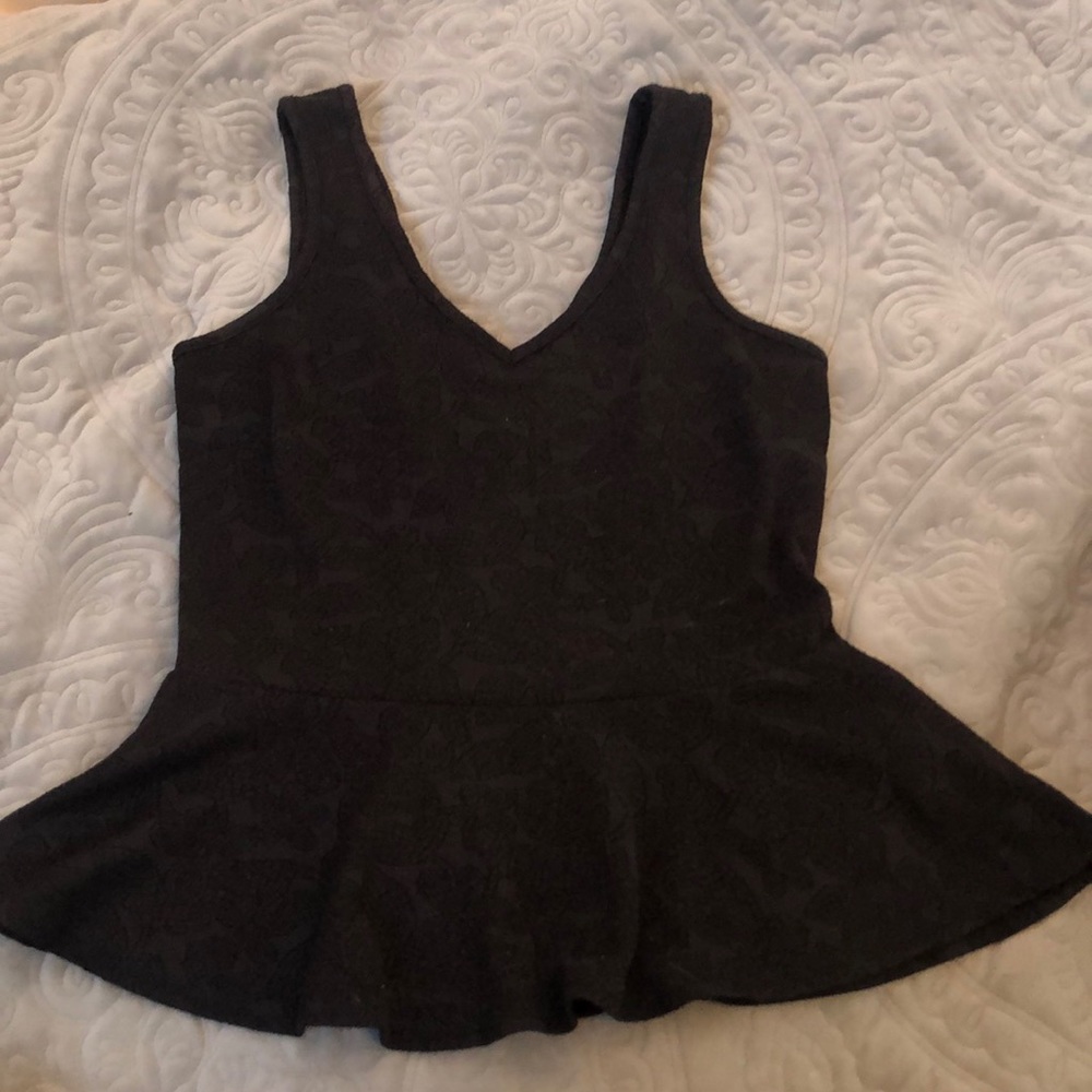 Topshop Peplum Top